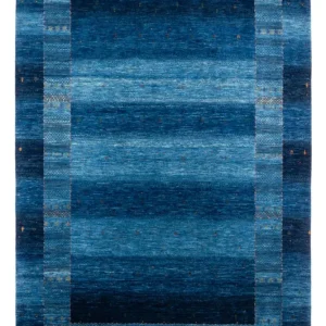 Gabbeh Teppich - Loribaft Perser - 331 x 228 cm - blau