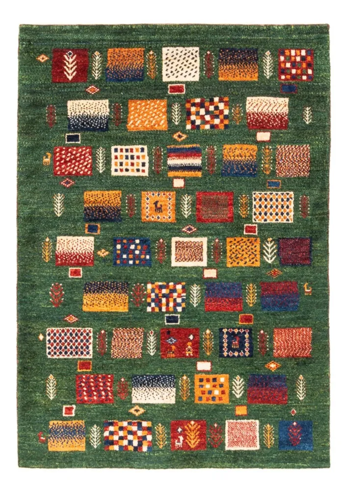 Gabbeh Teppich - Loribaft Perser - Royal - 117 x 83 cm - mehrfarbig