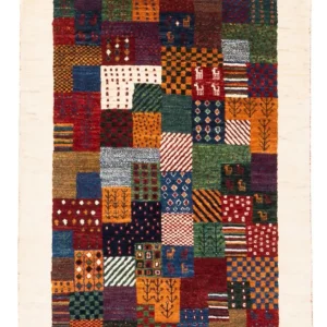 Gabbeh Teppich - Loribaft Perser - Royal - 124 x 85 cm - mehrfarbig