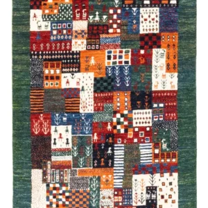 Gabbeh Teppich - Loribaft Perser - Royal - 125 x 83 cm - mehrfarbig