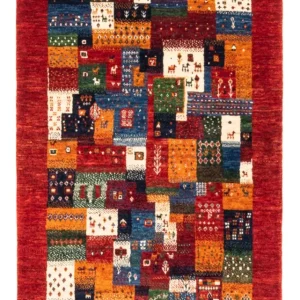 Gabbeh Teppich - Loribaft Perser - Royal - 127 x 84 cm - mehrfarbig