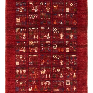 Gabbeh Teppich - Loribaft Perser - Royal - 133 x 83 cm - mehrfarbig