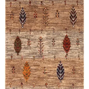 Gabbeh Teppich - Loribaft Perser - Royal - 133 x 83 cm - grau
