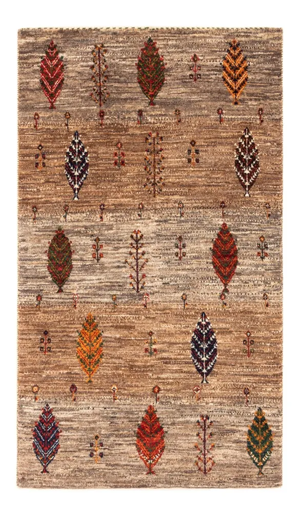 Gabbeh Teppich - Loribaft Perser - Royal - 133 x 83 cm - grau