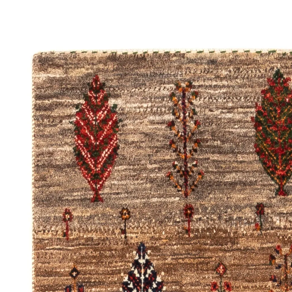 Gabbeh Teppich - Loribaft Perser - Royal - 133 x 83 cm - grau
