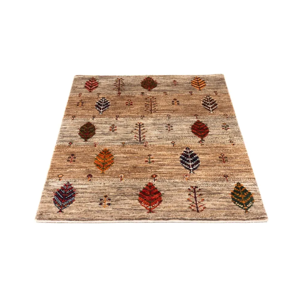 Gabbeh Teppich - Loribaft Perser - Royal - 133 x 83 cm - grau