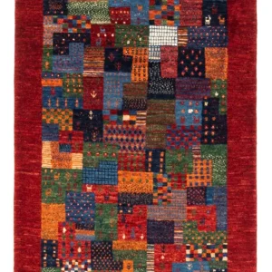 Gabbeh Teppich - Loribaft Perser - Royal - 133 x 87 cm - mehrfarbig
