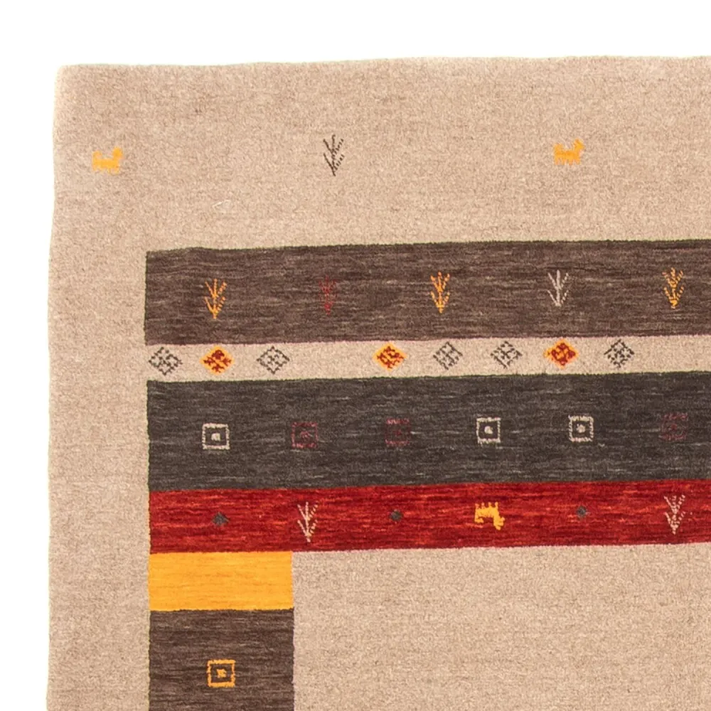 Gabbeh Teppich - Loribaft Softy - 234 x 172 cm - mehrfarbig