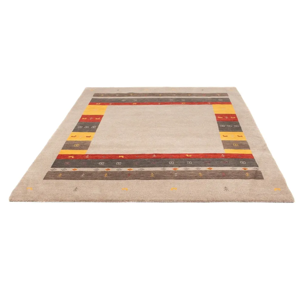 Gabbeh Teppich - Loribaft Softy - 234 x 172 cm - mehrfarbig