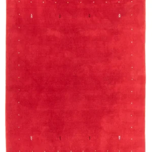 Gabbeh Teppich - Loribaft Softy - 241 x 176 cm - rot