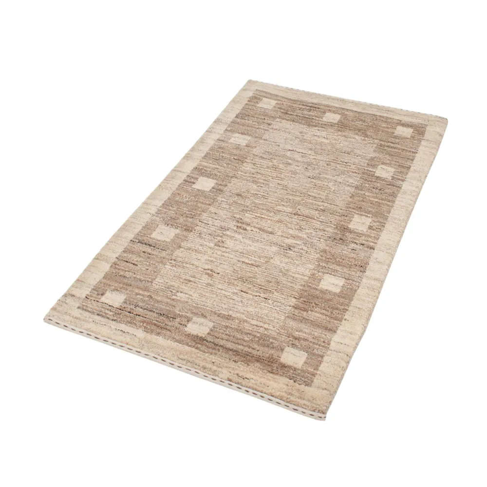Gabbeh Teppich - Perser - 126 x 77 cm - natur
