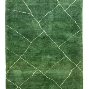 Gabbeh Teppich - Perser 143 x 100 cm - grün