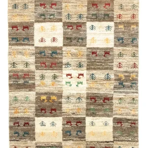 Gabbeh Teppich - Perser 149 x 101 cm - bunt