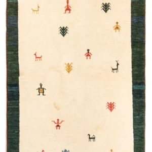 Gabbeh Teppich - Perser - 152 x 100 cm - mehrfarbig