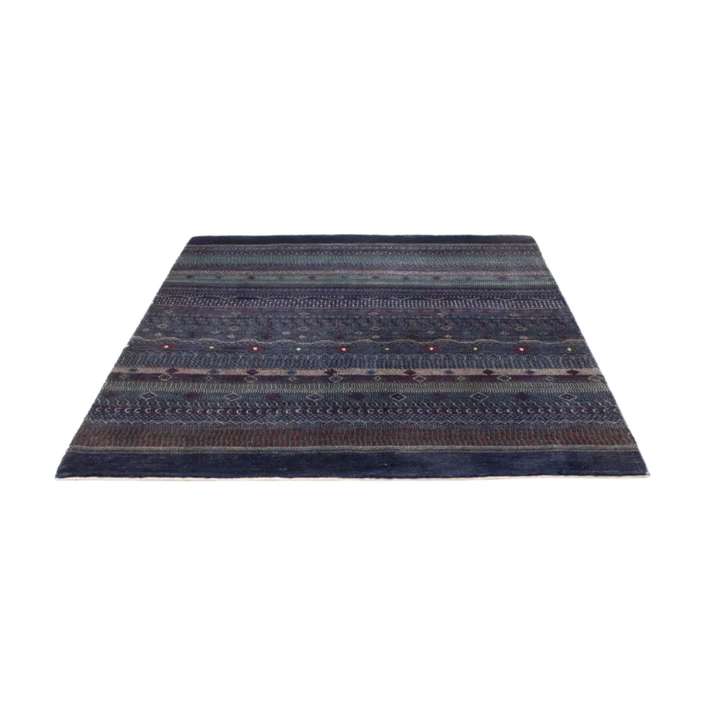 Gabbeh Teppich - Perser - 191 x 140 cm - dunkelblau