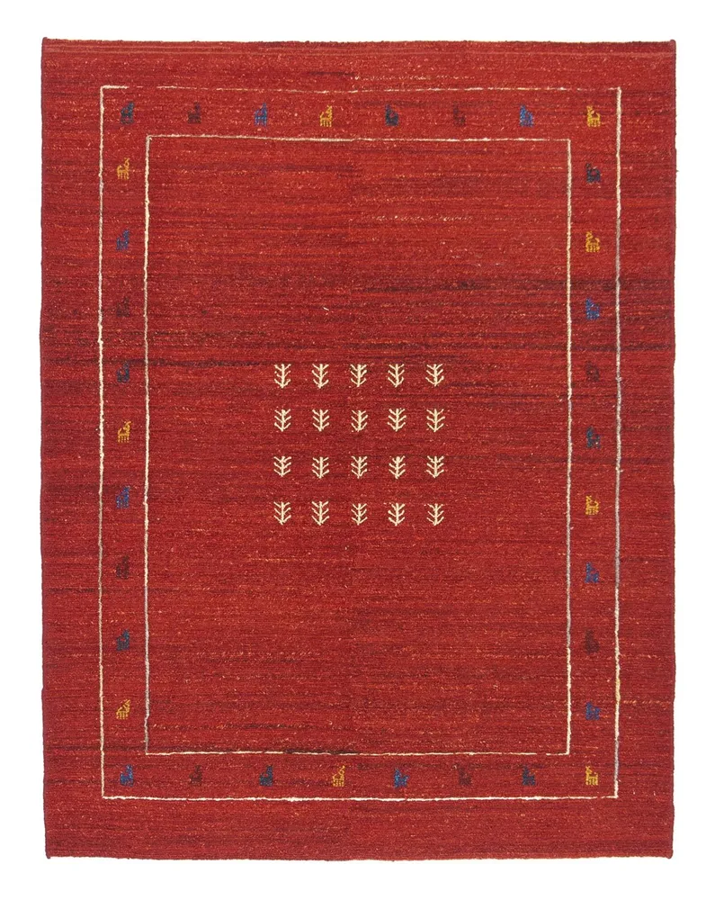 Gabbeh Teppich - Perser 194 x 146 cm - rot