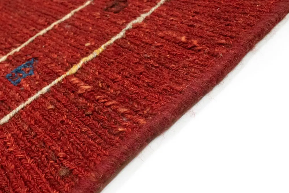 Gabbeh Teppich - Perser 194 x 146 cm - rot
