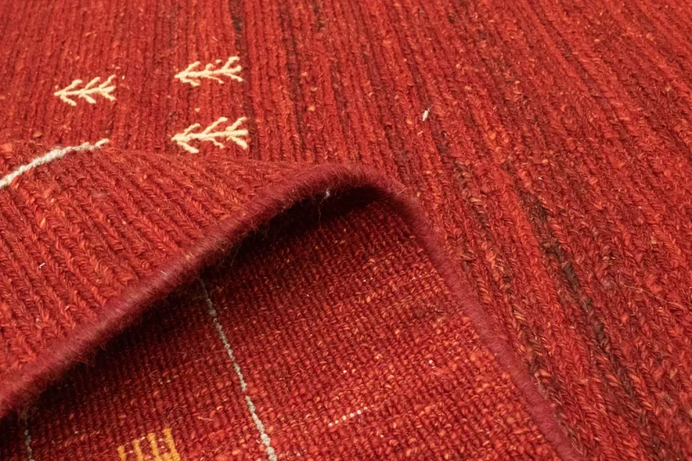 Gabbeh Teppich - Perser 194 x 146 cm - rot
