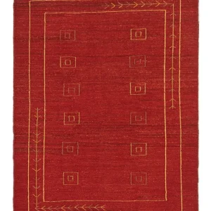 Gabbeh Teppich - Perser 196 x 143 cm - rot