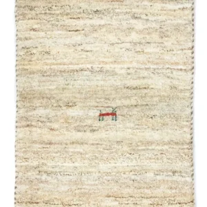 Gabbeh Teppich - Perser 60 x 40 cm - beige