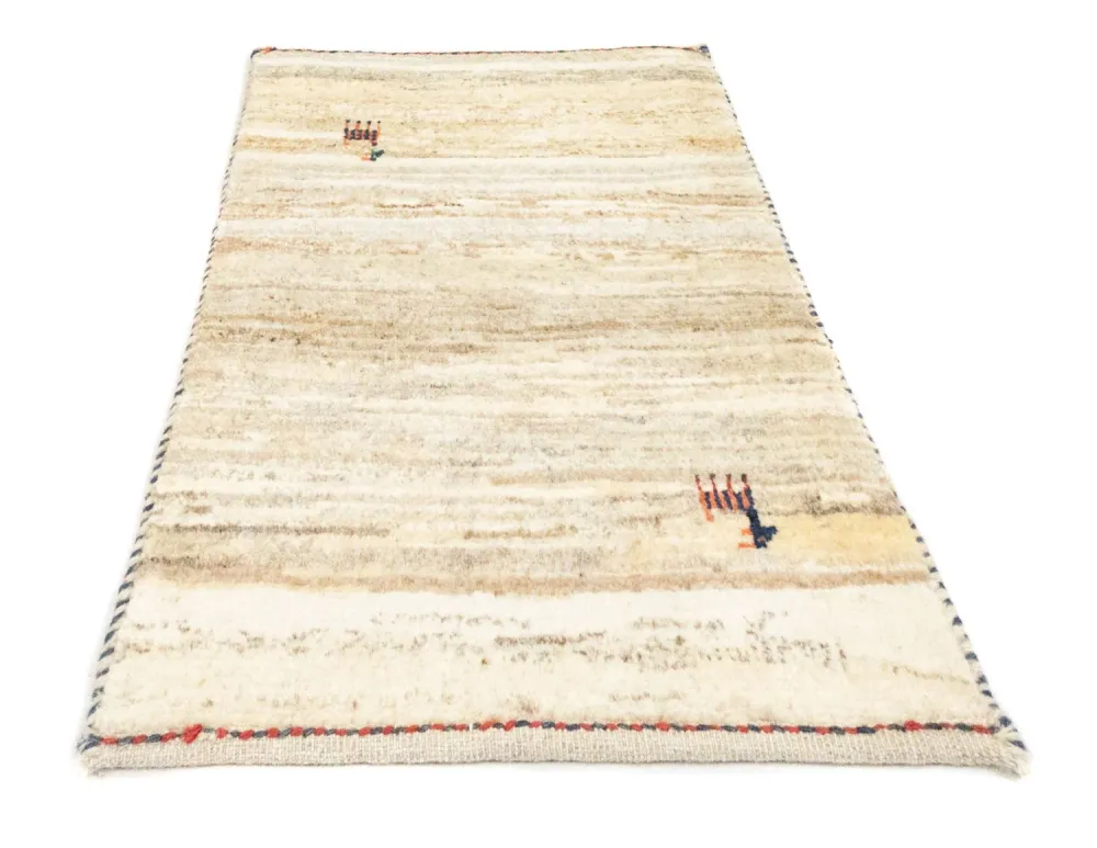 Gabbeh Teppich - Perser 60 x 40 cm - beige