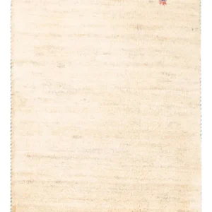 Gabbeh Teppich - Perser - 85 x 60 cm - hellbeige