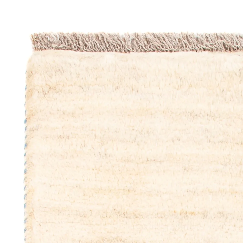 Gabbeh Teppich - Perser - 85 x 60 cm - hellbeige