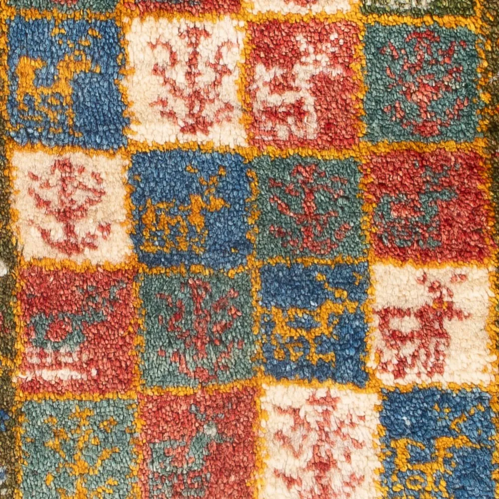 Gabbeh Teppich - Perser - 60 x 40 cm - mehrfarbig