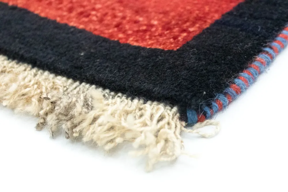 Gabbeh Teppich - Perser 60 x 40 cm - orange