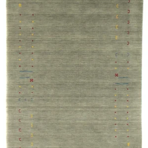 Gabbeh Teppich - Softy 202 x 143 cm - silber
