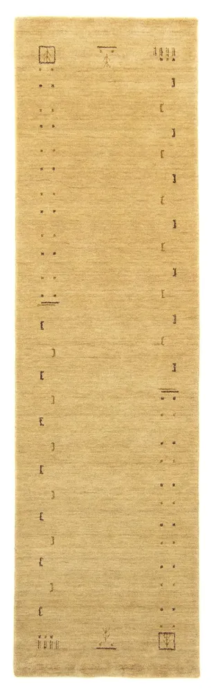 Gabbeh Teppich - Softy 240 x 80 cm - hellbraun