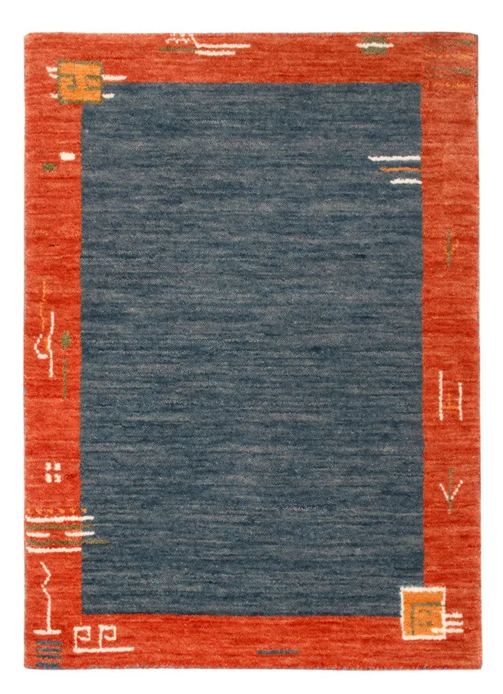 Gabbeh Teppich - Softy - 90 x 60 cm - blau