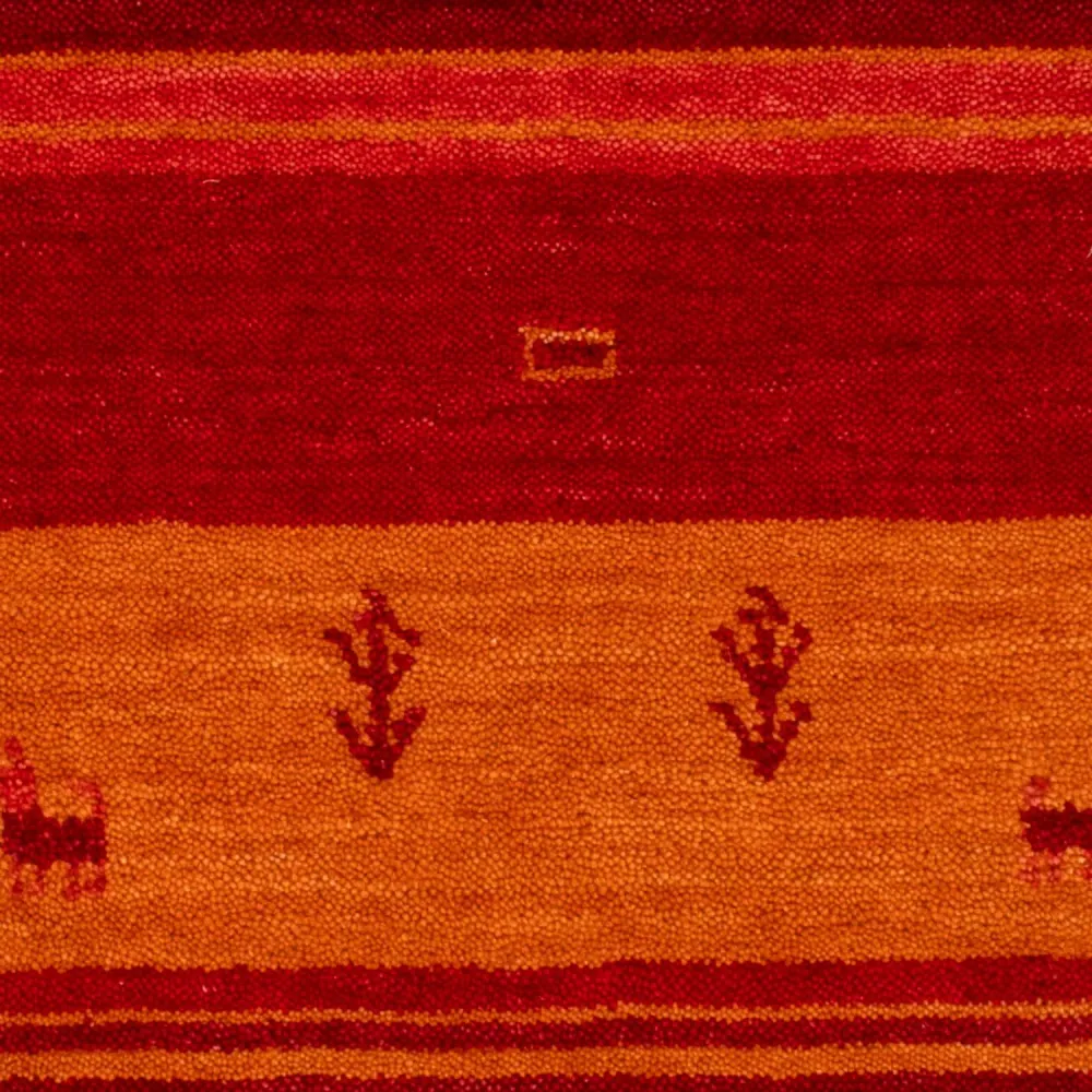 Gabbeh Teppich - Softy - 90 x 60 cm - rot