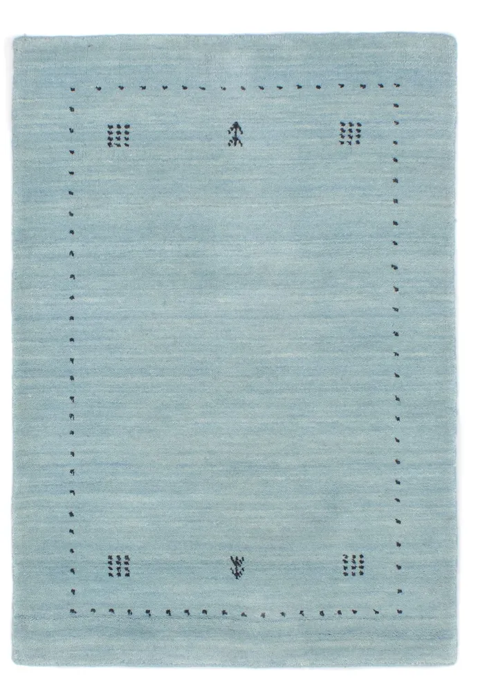 Gabbeh Teppich - Softy 95 x 65 cm - türkis