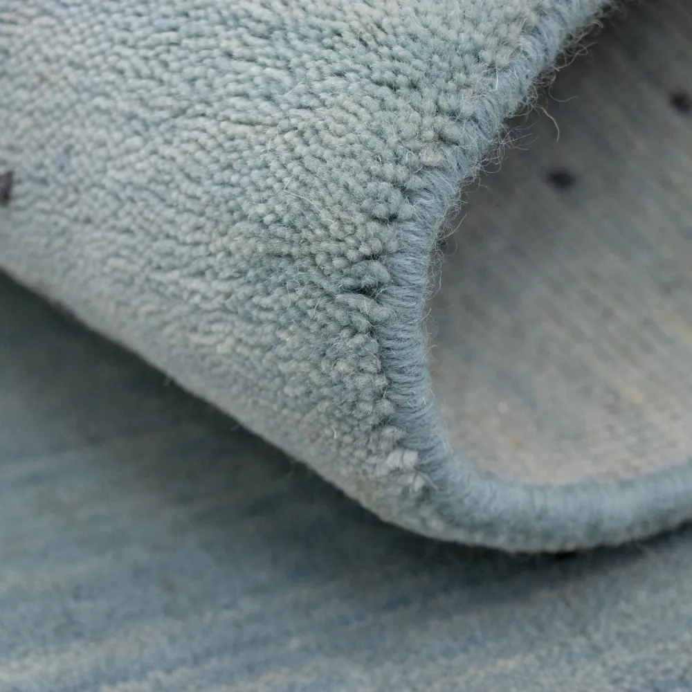 Gabbeh Teppich - Softy 95 x 65 cm - türkis