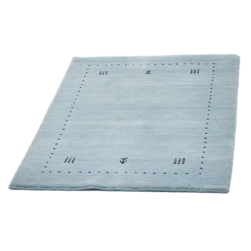 Gabbeh Teppich - Softy 95 x 65 cm - türkis