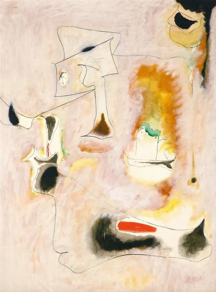 Geliebtes verbranntes Gemälde I - Arshile Gorky | Kunstdruck