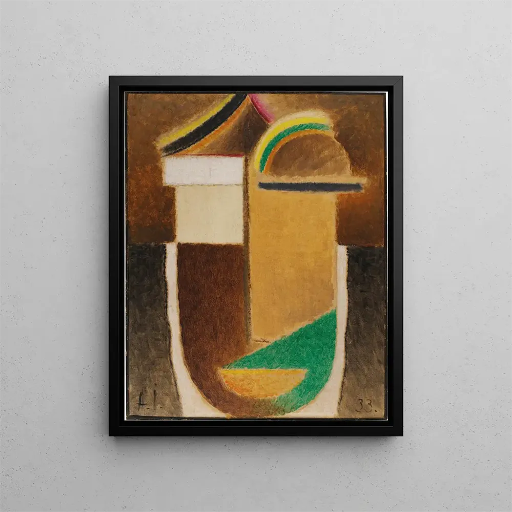 Gemälde Abstrakter Kopf Konstruktiver Kopf - Alexej von Jawlensky | Kunstdruck