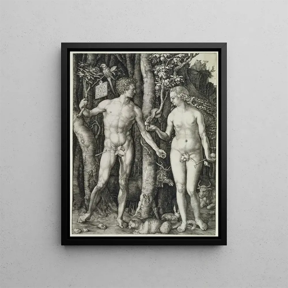 Gemälde Adam und Eva Der Sündenfall des Menschen - Albrecht Dürer