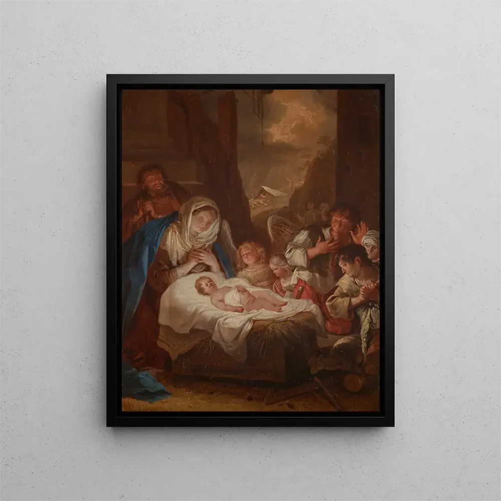 Gemälde Anbetung der Hirten - Bartholomeus Breenbergh | Kunstdruck