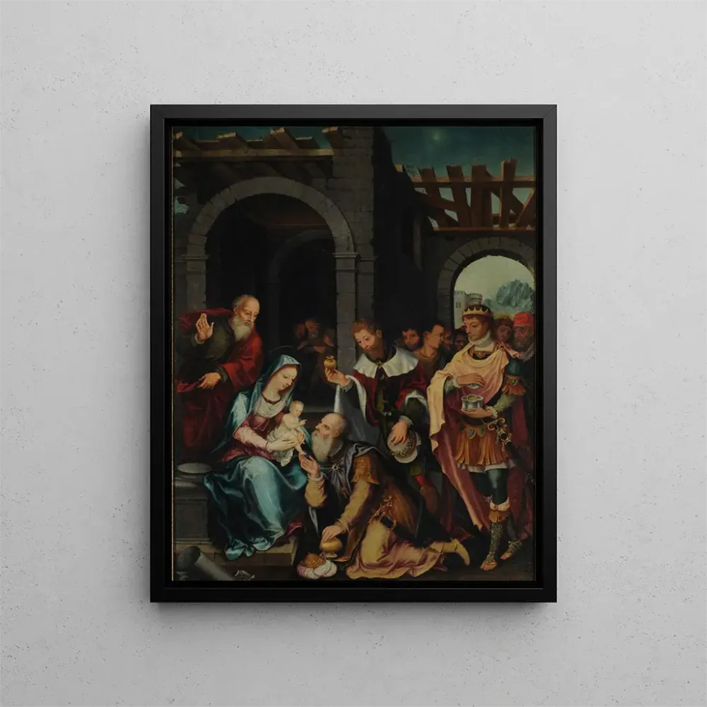 Gemälde Anbetung der Könige - Barthel Bruyn der Ältere | Kunstdruck