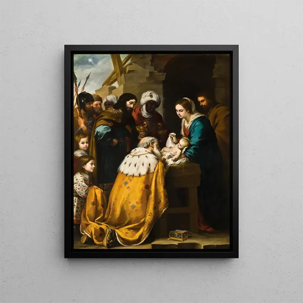 Gemälde Anbetung der Könige - Bartolomé Esteban Murillo | Kunstdruck