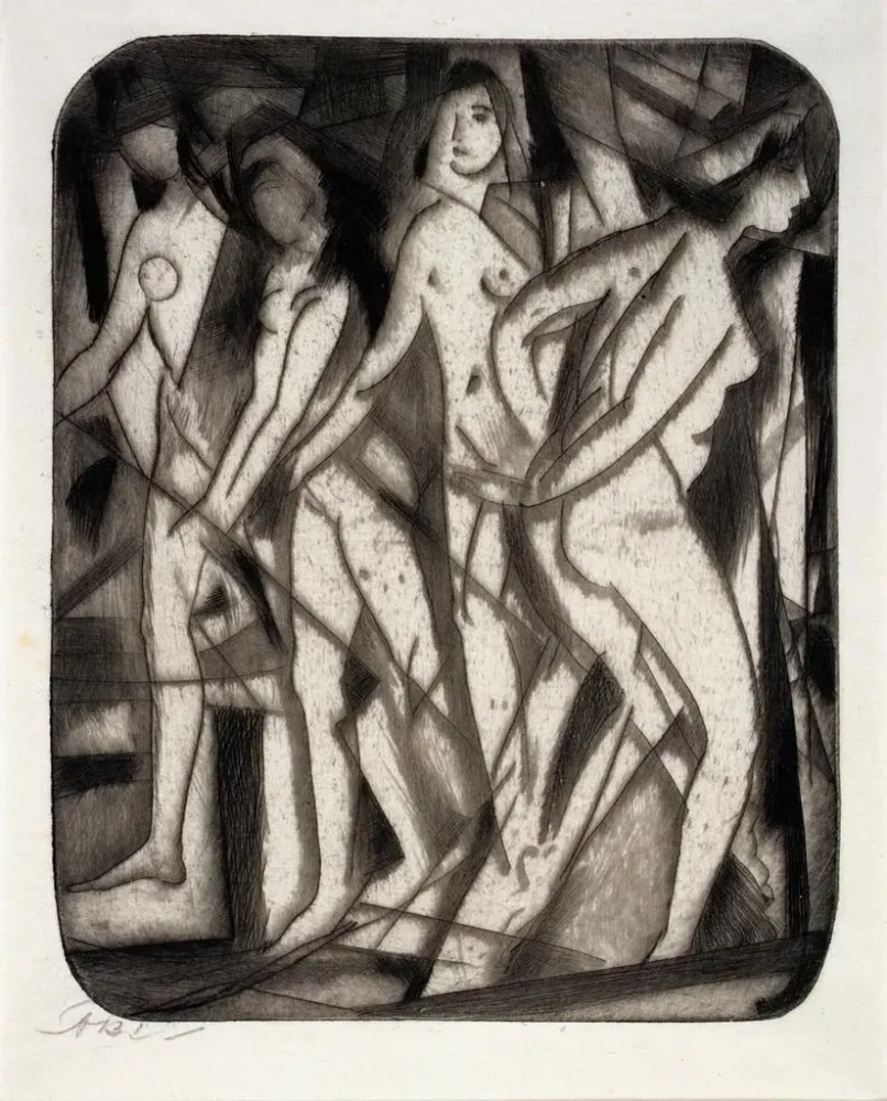 Gemälde Andante - Arthur Bowen Davies | Kunstdruck