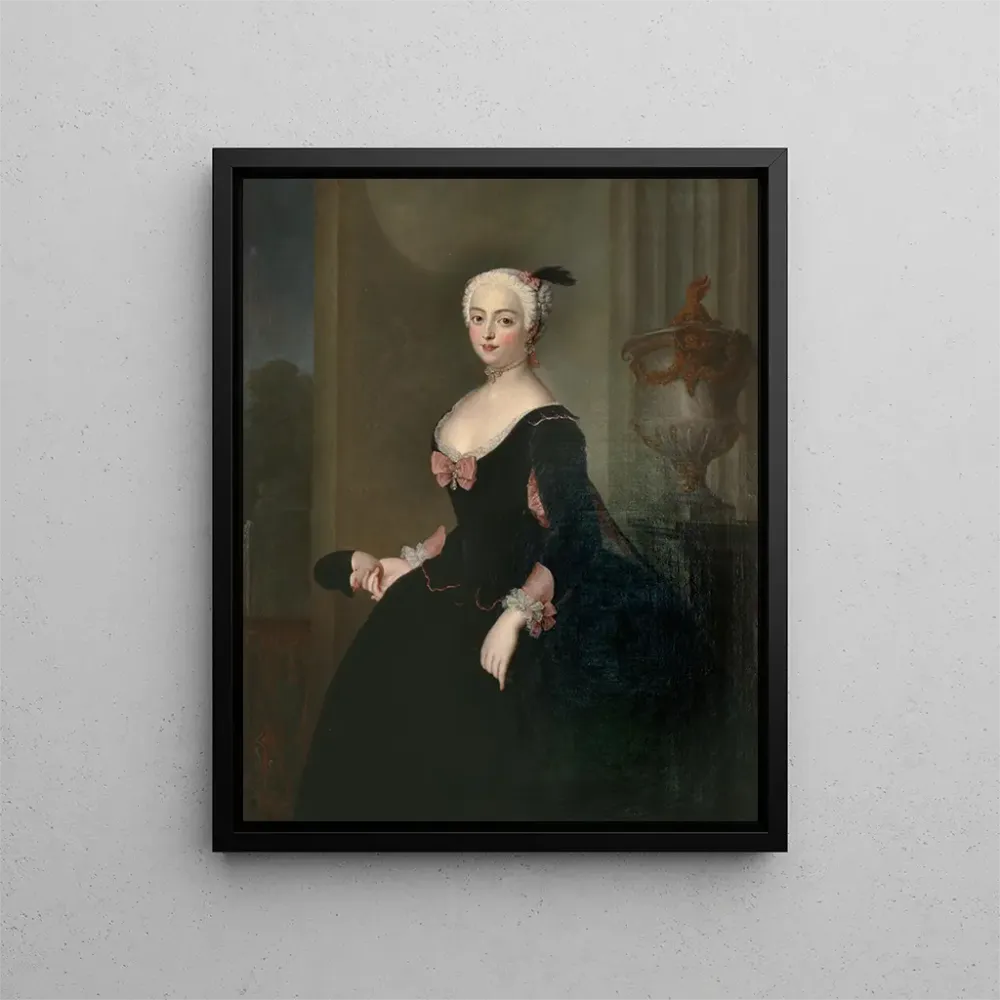 Gemälde Anna Elisabeth von der Schulenburg - Antoine Pesne | Kunstdruck