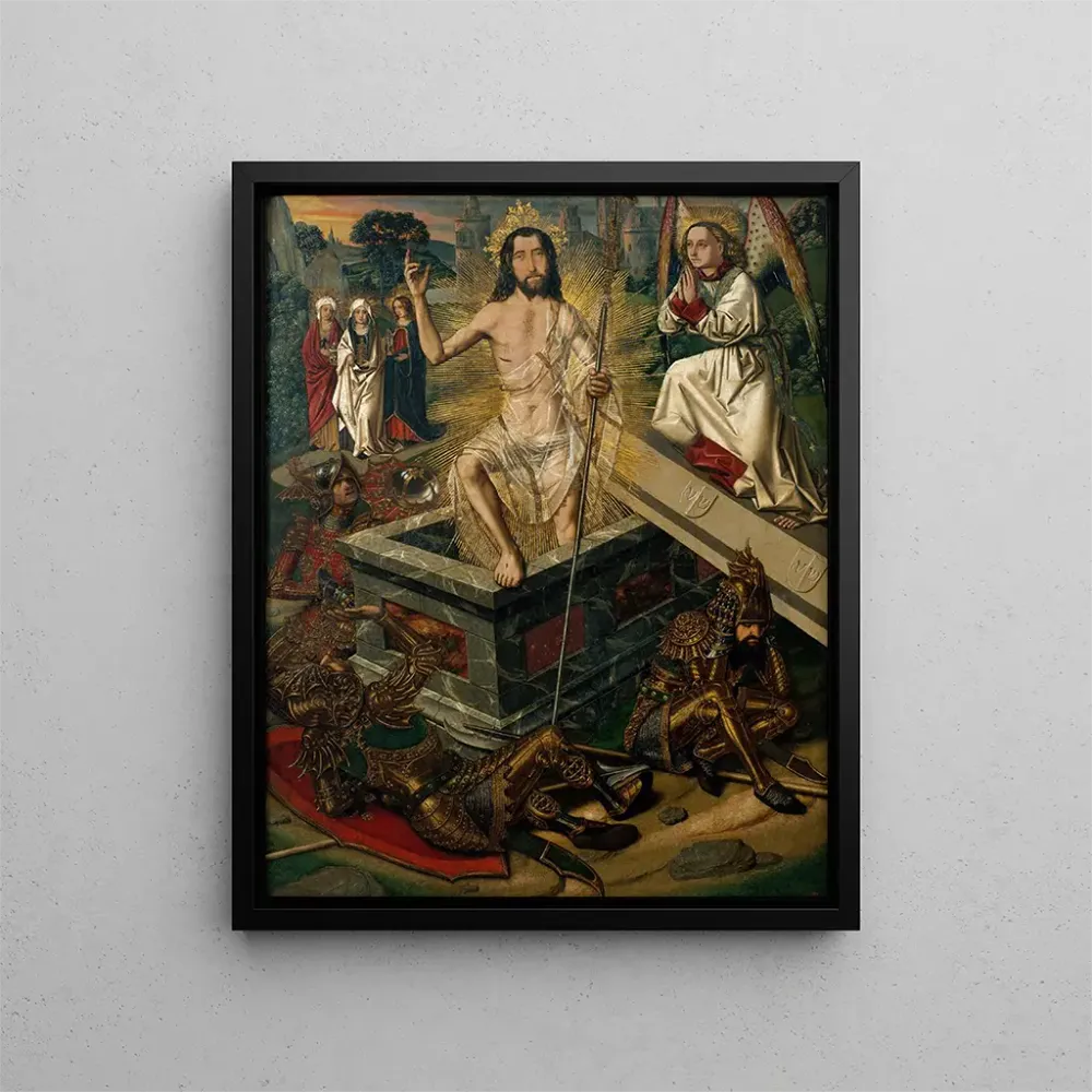 Gemälde Auferstehung - Bartolomé Bermejo | Kunstdruck