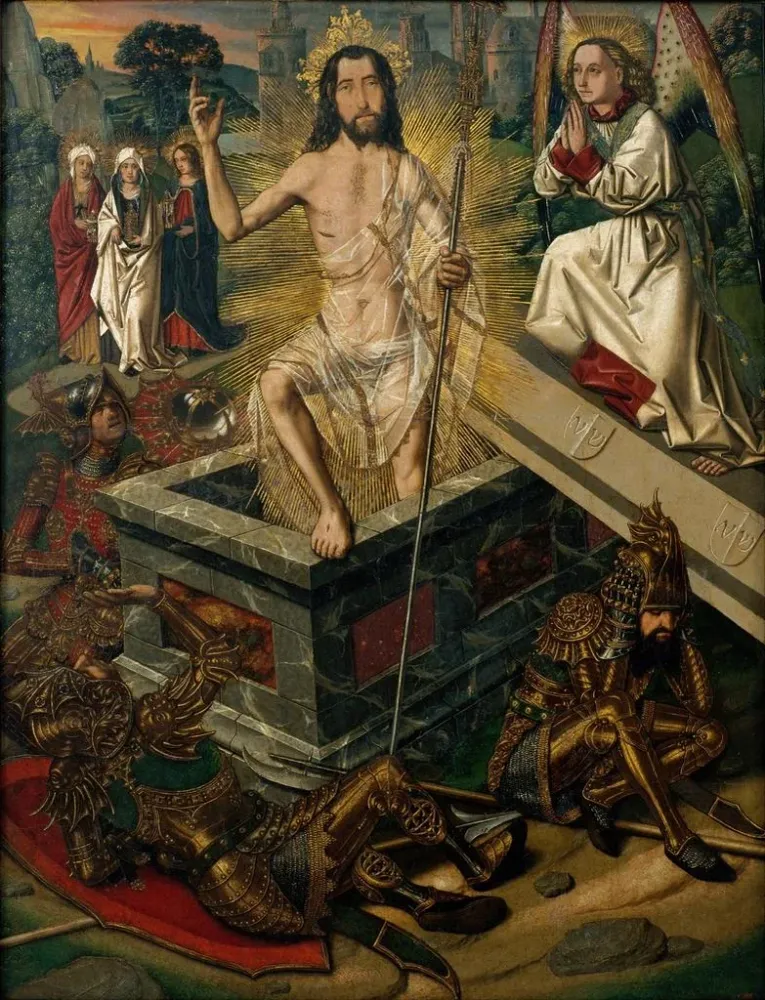 Gemälde Auferstehung - Bartolomé Bermejo | Kunstdruck
