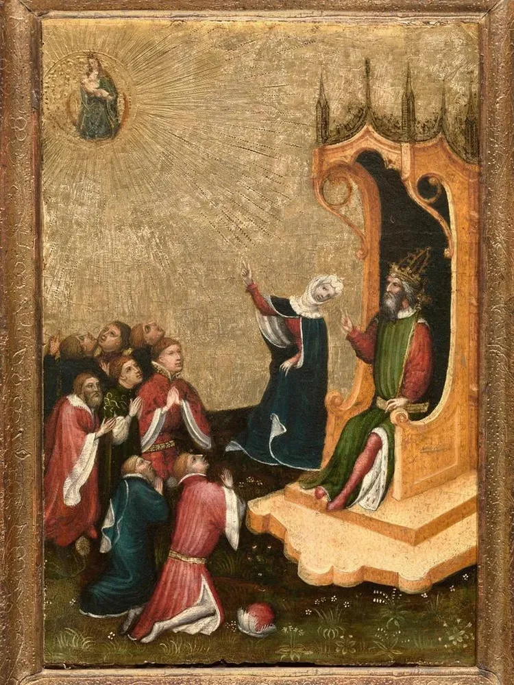 Gemälde Auguste und die sibyllinische Tiburtine - Anonym | Kunstdruck