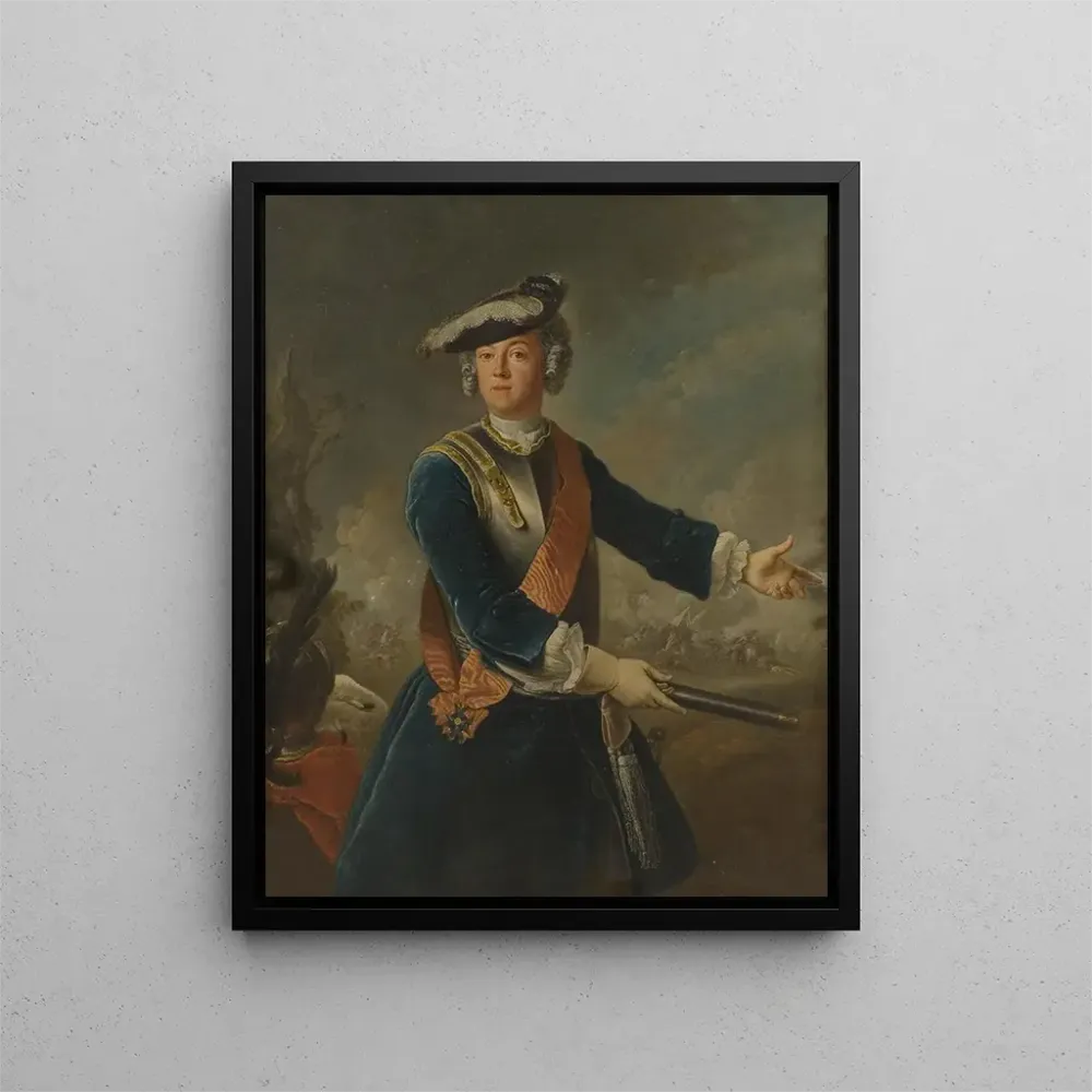 Gemälde Auguste Vilhelm 1722-1758 Prinz von Preußen - Antoine Pesne | Kunstdruck
