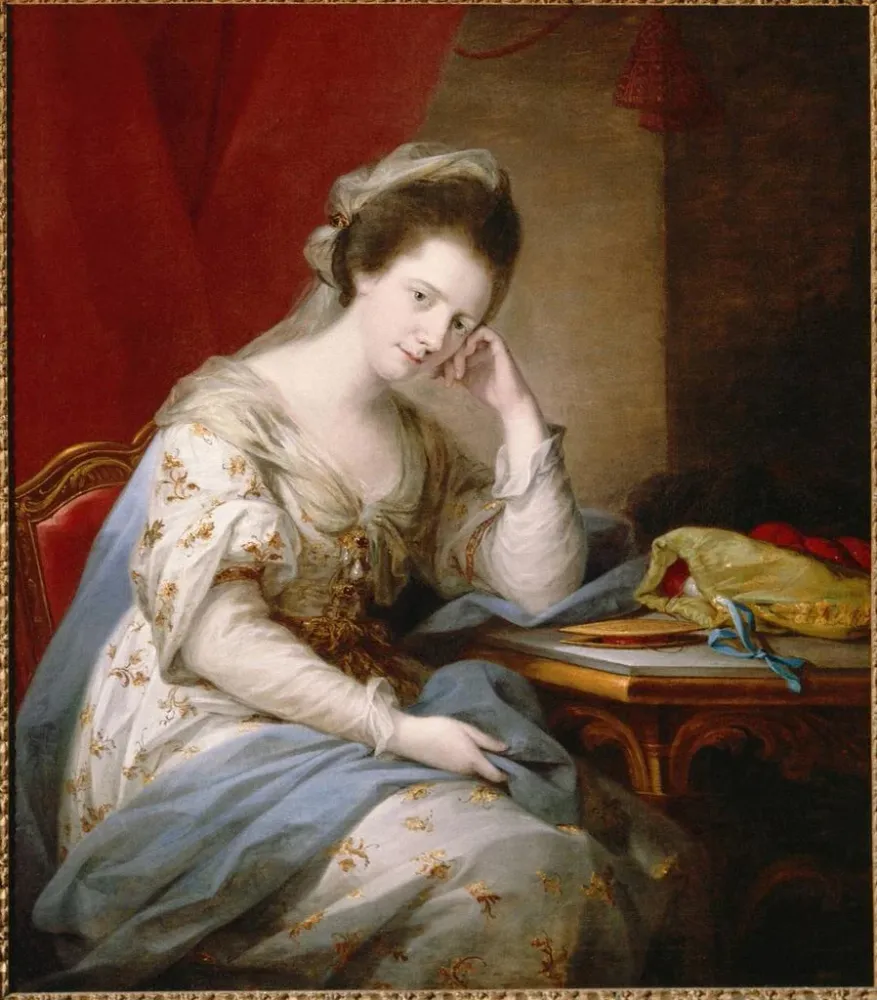 Gemälde Barbara St John Bletsoe, Countess Coventry - Angelica Kauffman | Kunstdruck