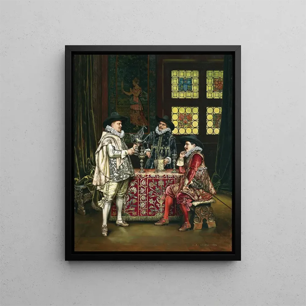 Gemälde Bei den Goldschmieden - Adolphe Alexandre Lesrel | Kunstdruck